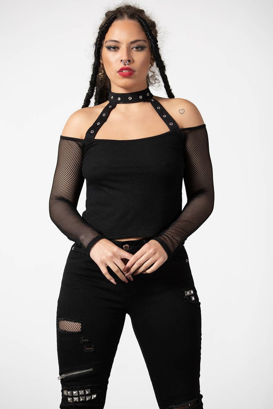 Killstar Subversa Long Sleeve Top