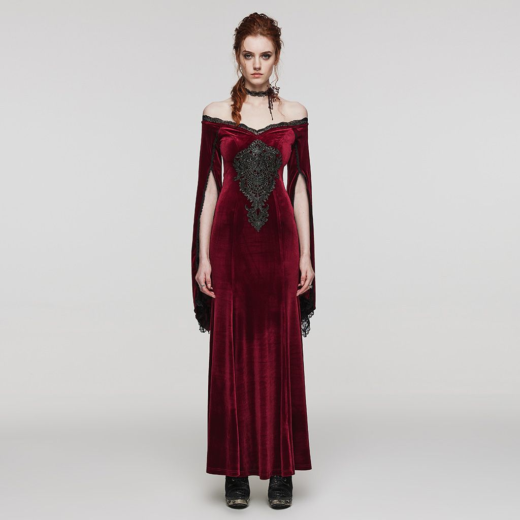 Superstition Dress Red - Black