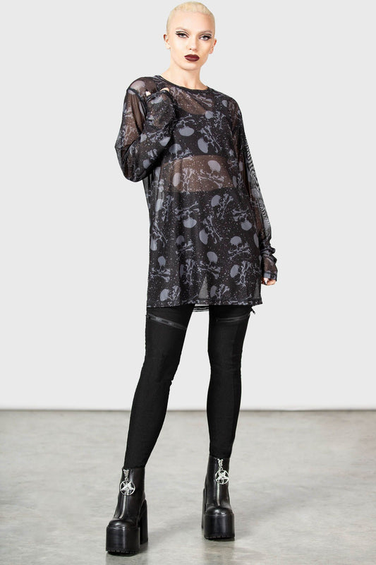 Killstar Fright Train Long Sleeve Top