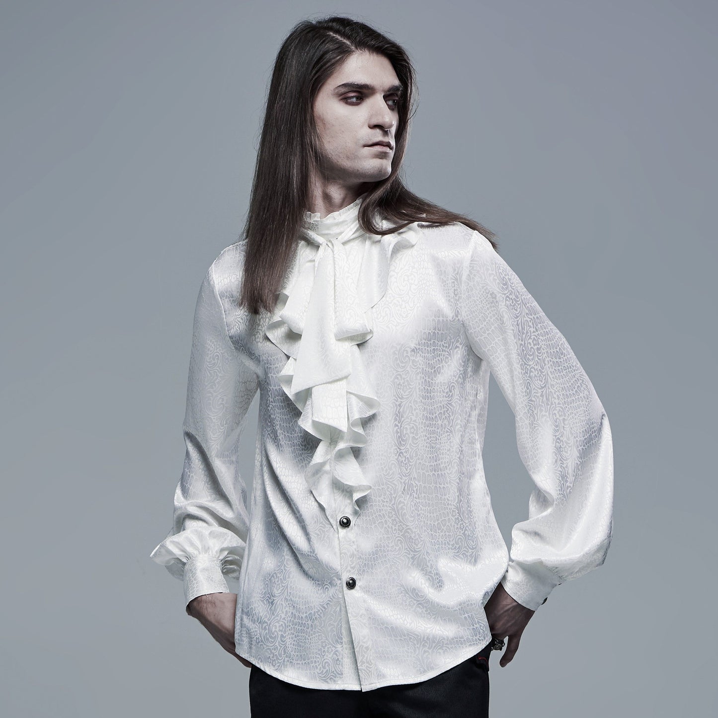 Footsteps Shirt Wit