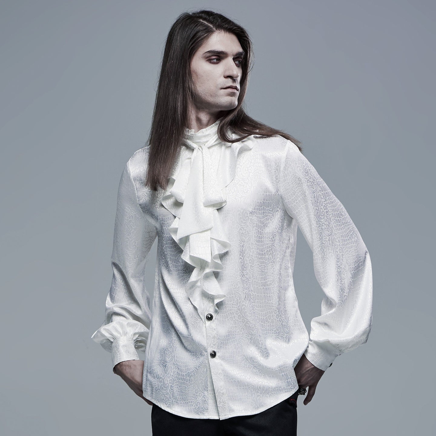 Footsteps Shirt Wit