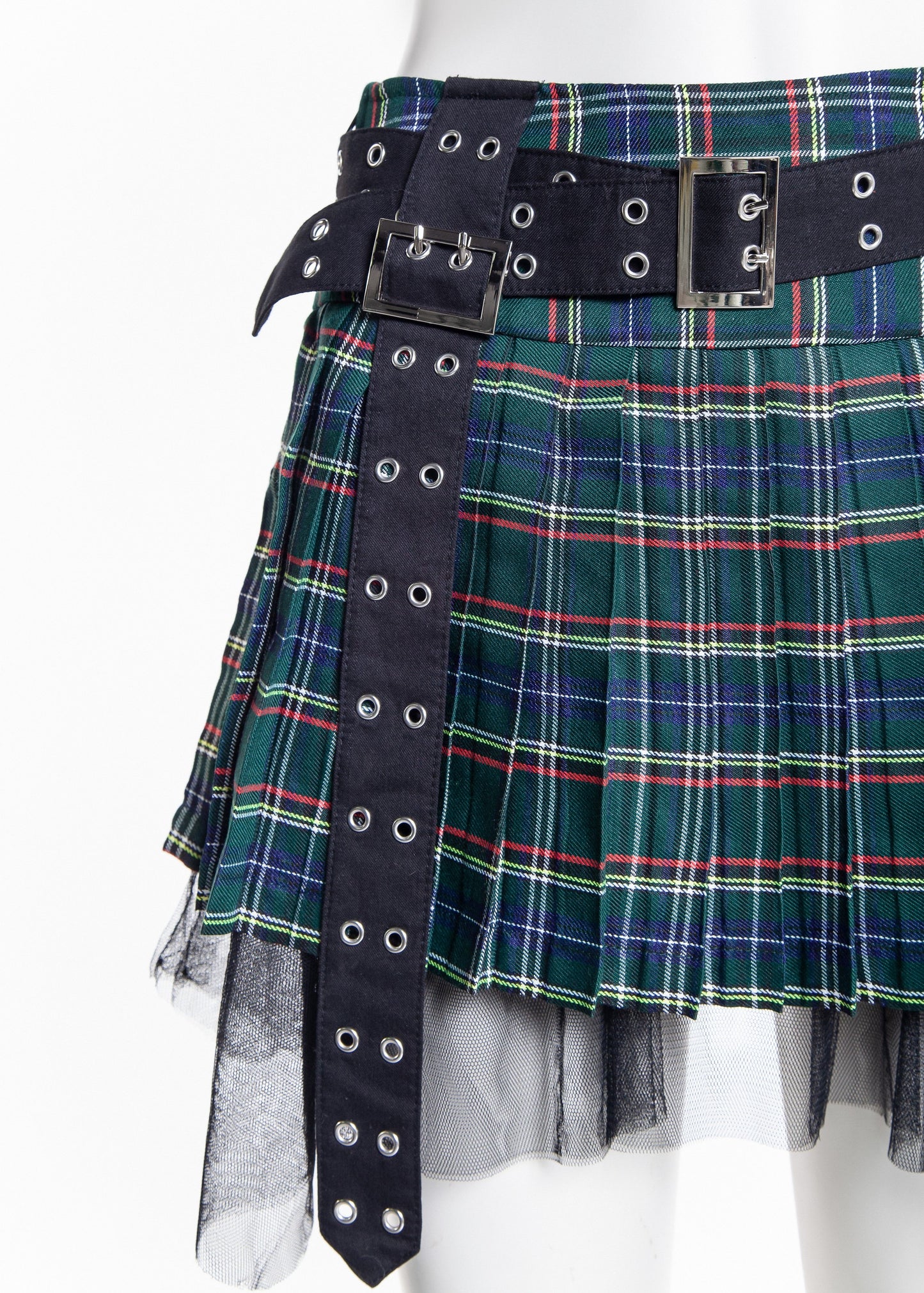 Facts Minirok Groen Tartan