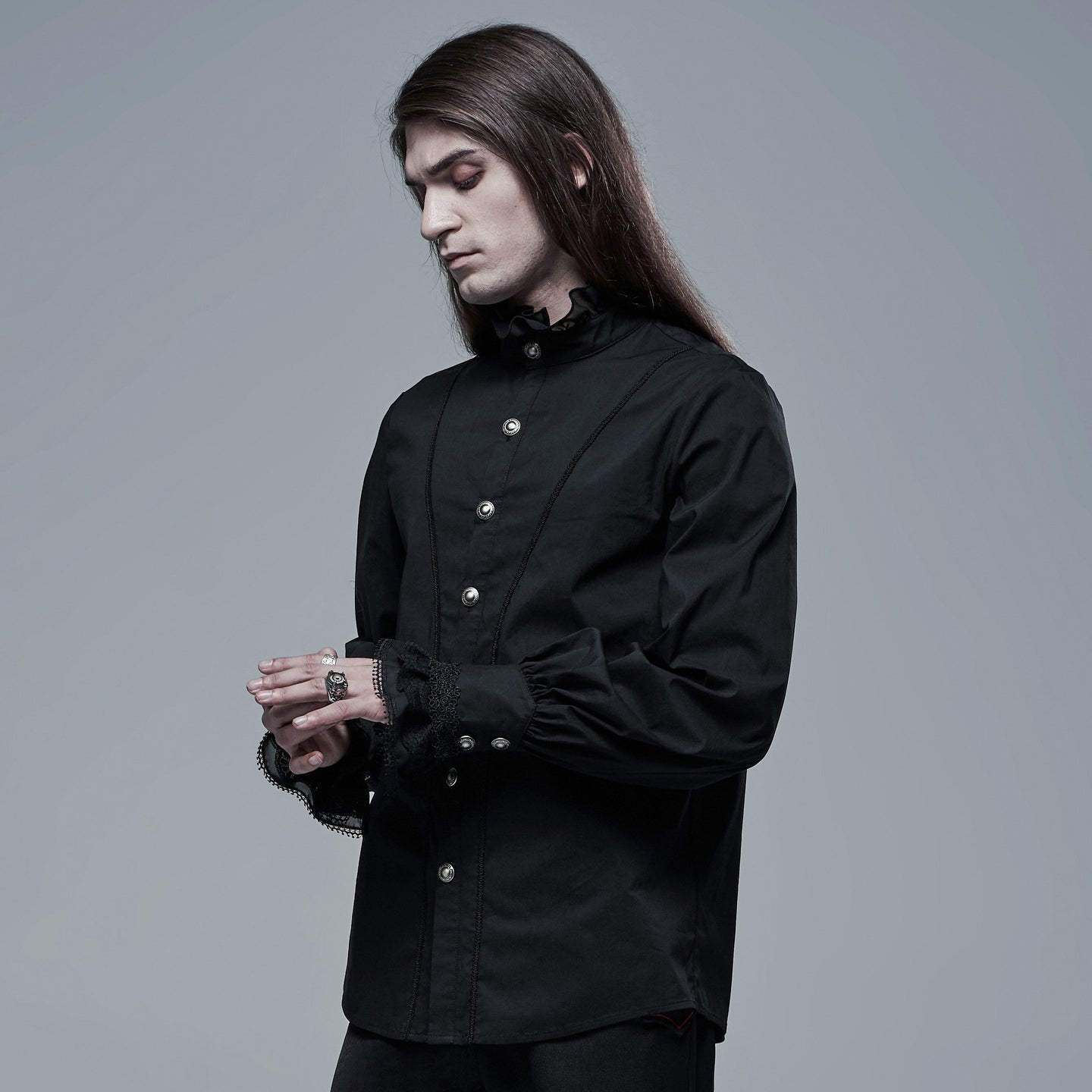Punk Rave Martyr Shirt Zwart