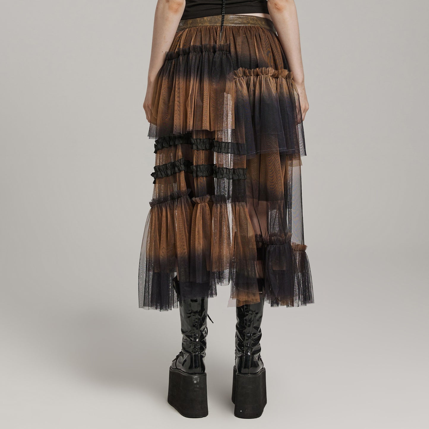 Reason Why Overskirt Black - Brown