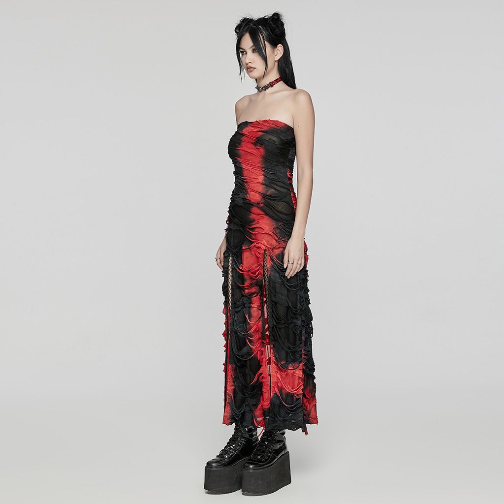 Yes I Do Dress Zwart - Rood