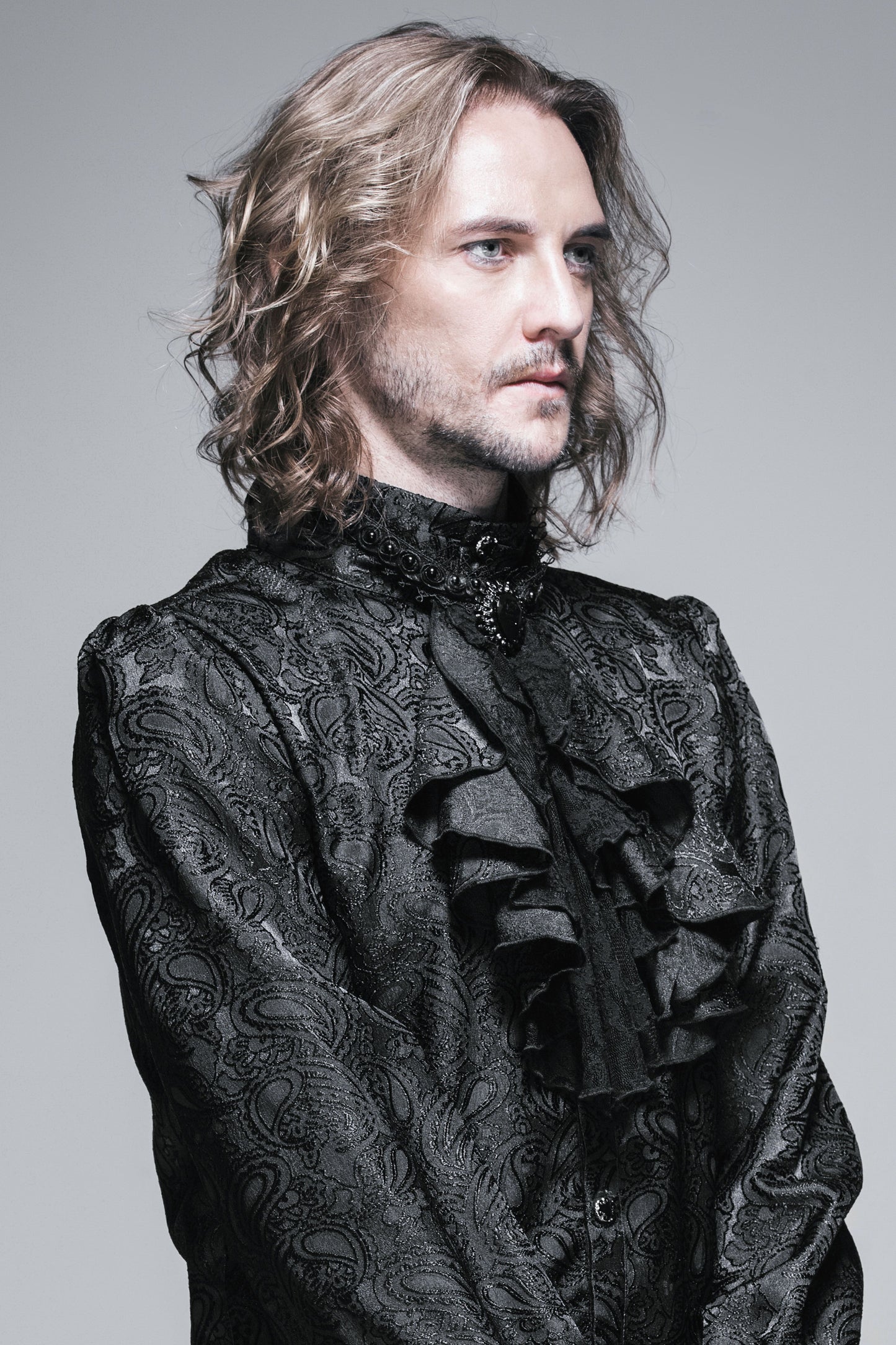 Devil Fashion Devoted Jabot Zwart