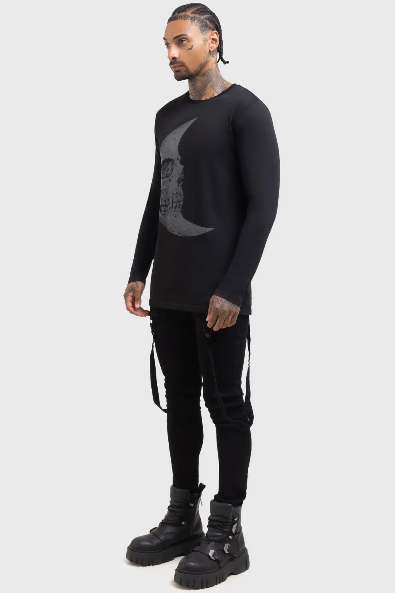Kihilist Lunar Crescent Long Sleeve Top