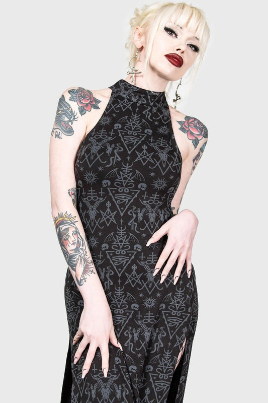 Killstar Over-Queen Maxi Jurk
