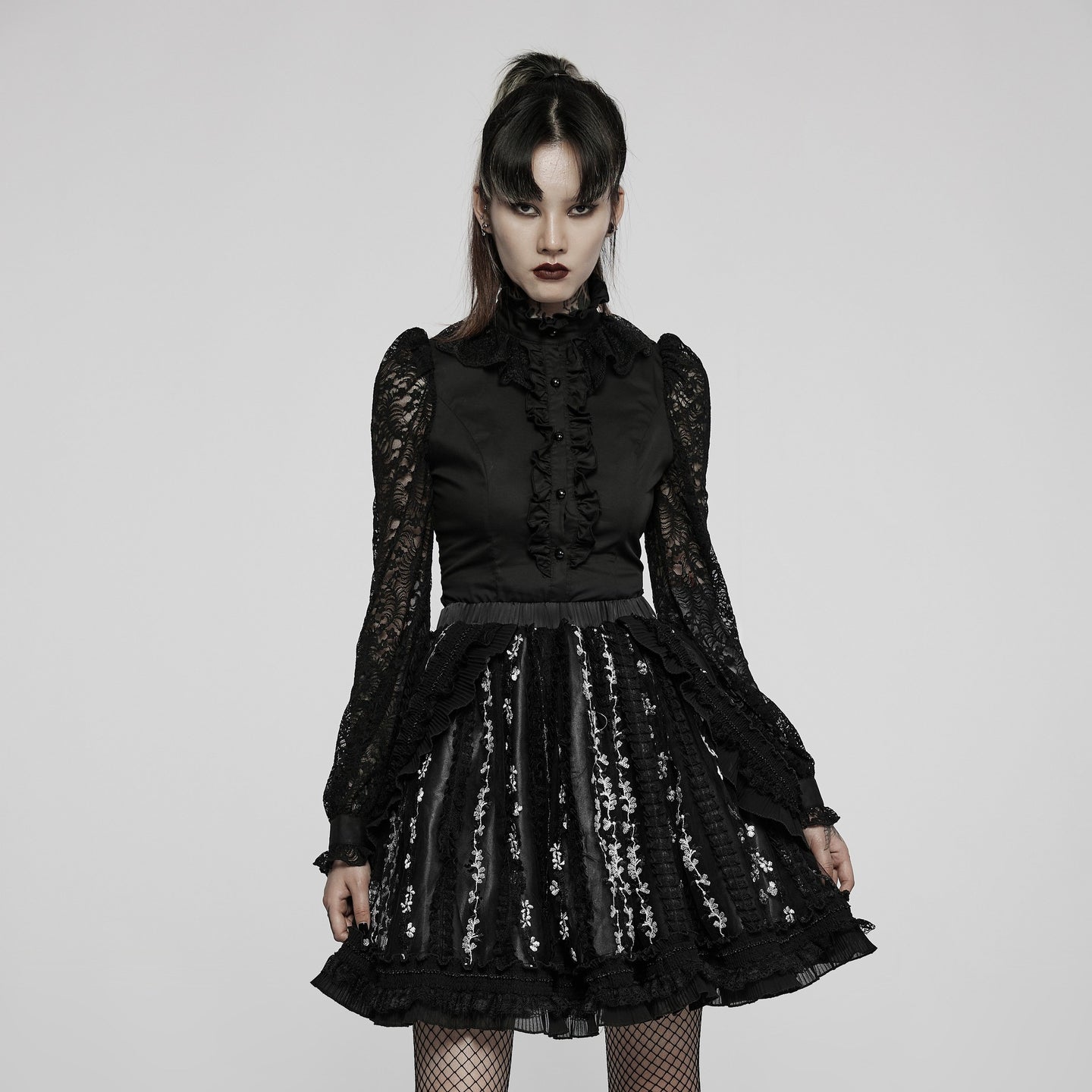 Blossom Skirt Black