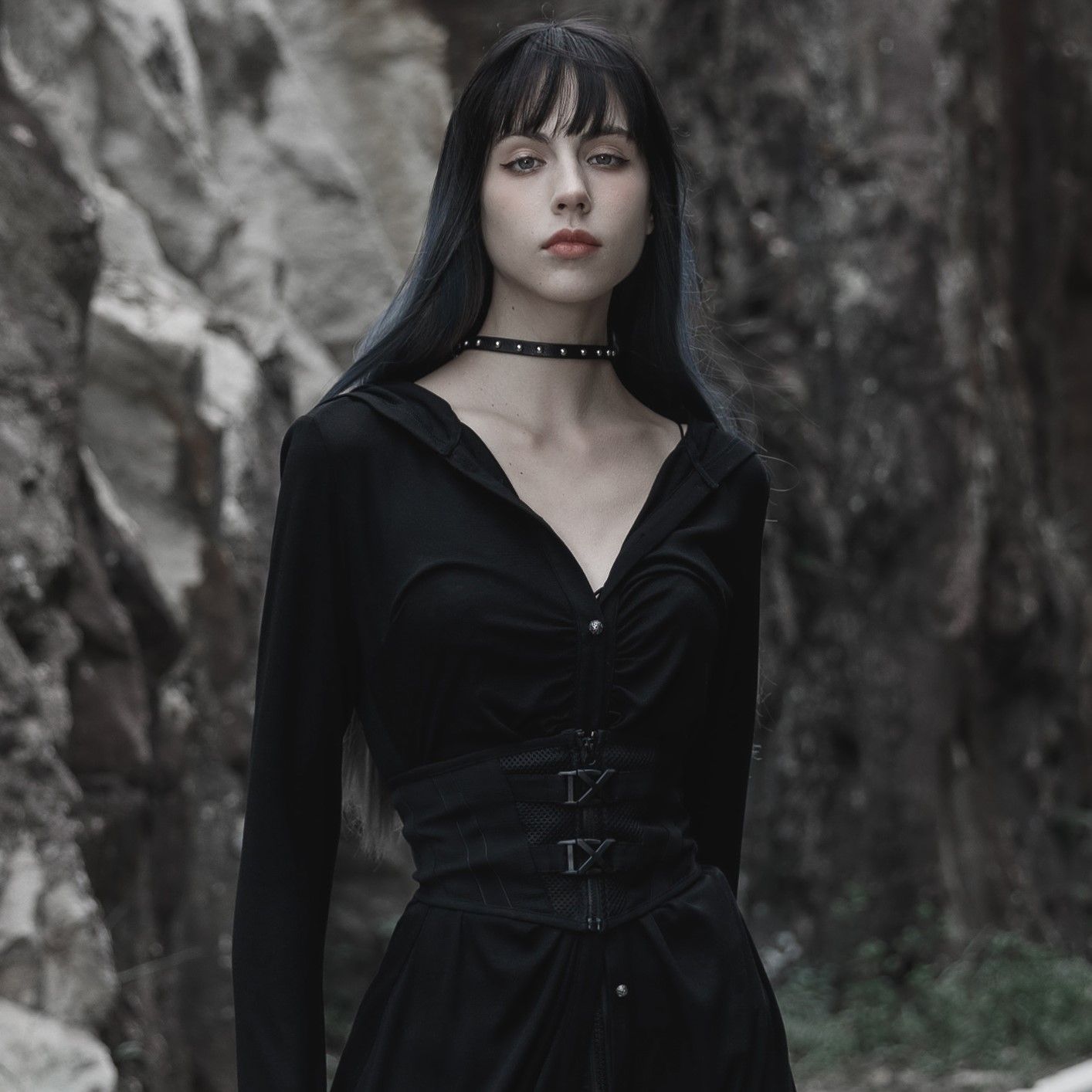 Space Corset Girdle Black