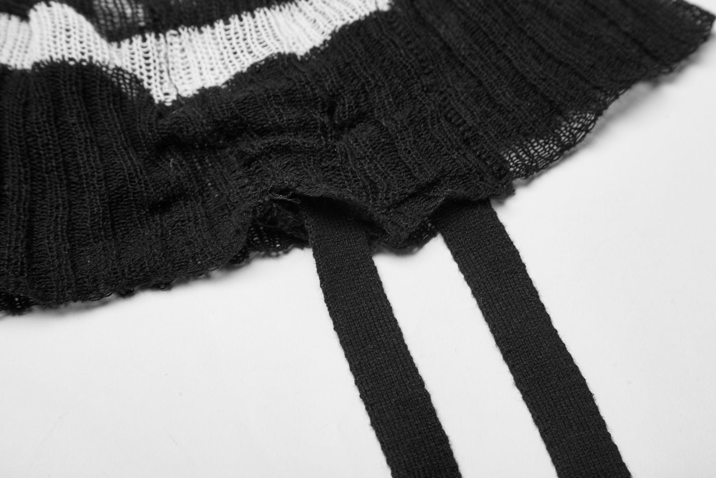 Divided Sweater Zwart -  Wit