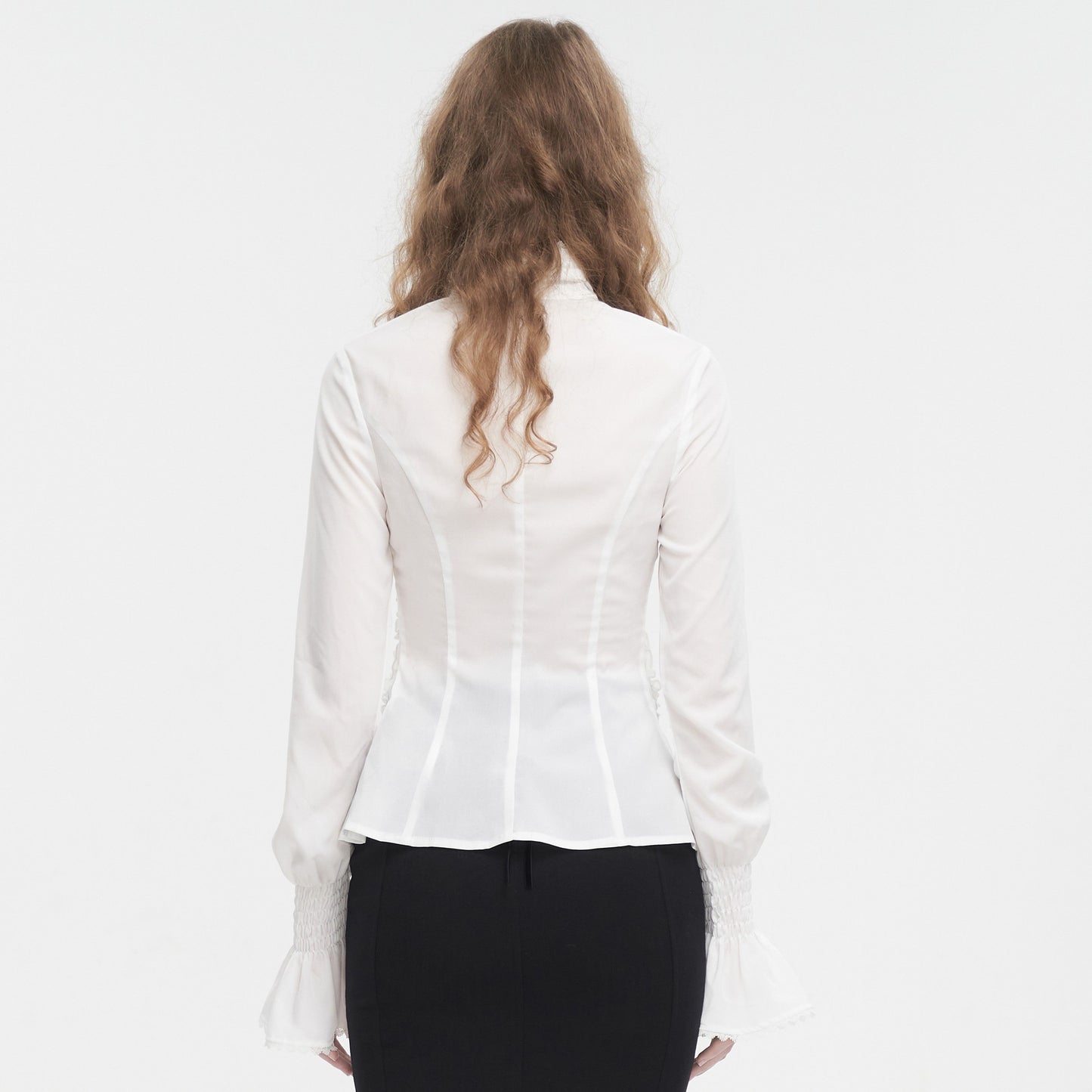 Devil Fashion Bluff Blouse Wit