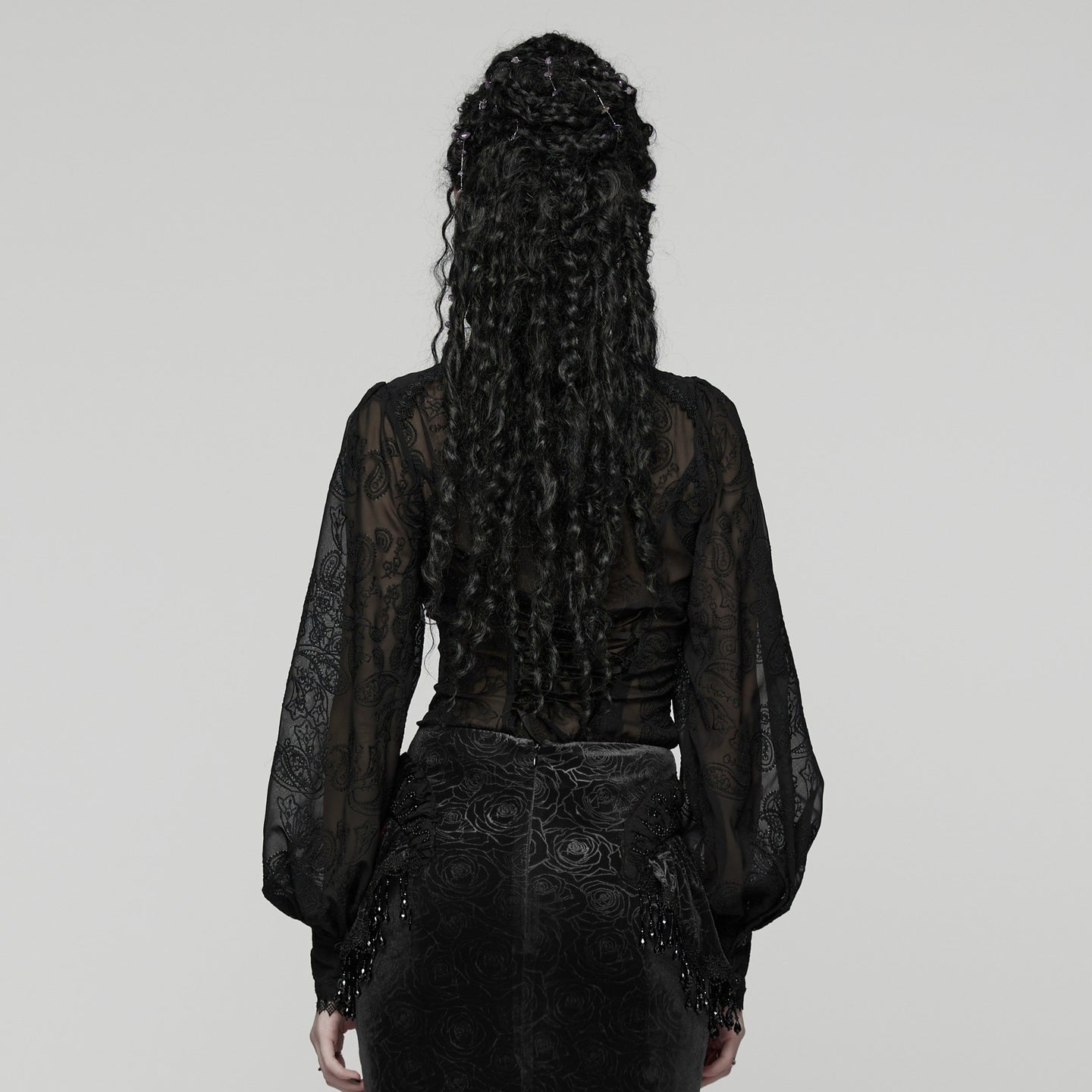 Punk Rave Eternity Blouse Zwart