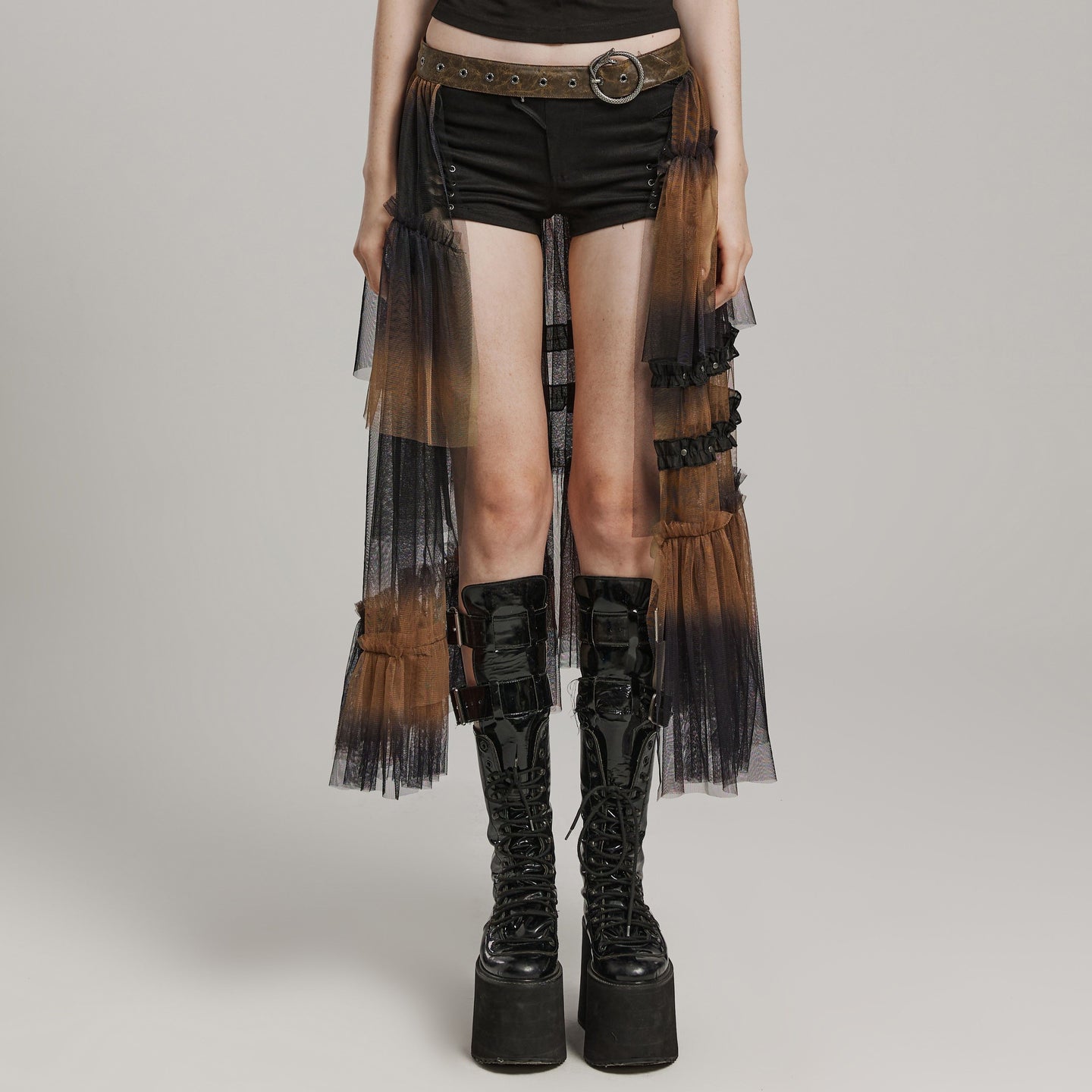 Reason Why Overskirt Black - Brown