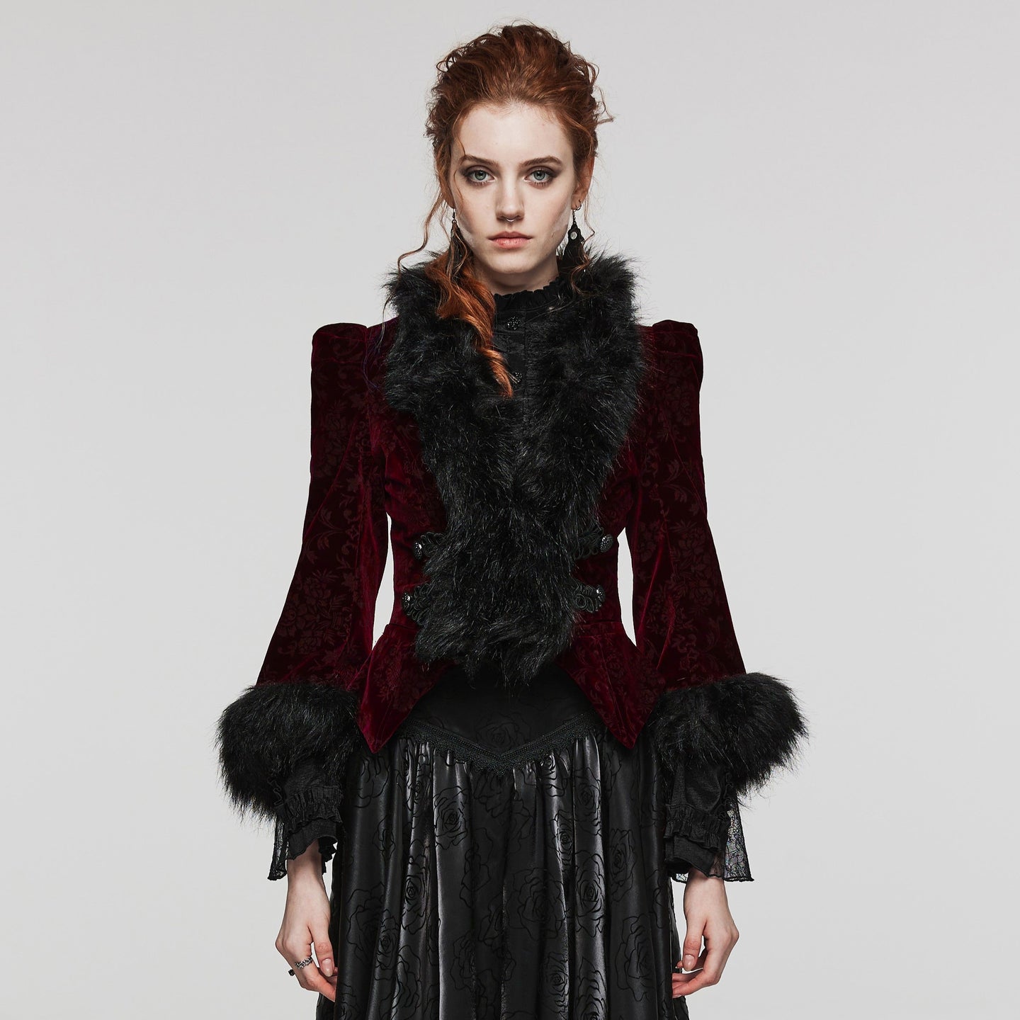 Wanting More Jacket Red - Black