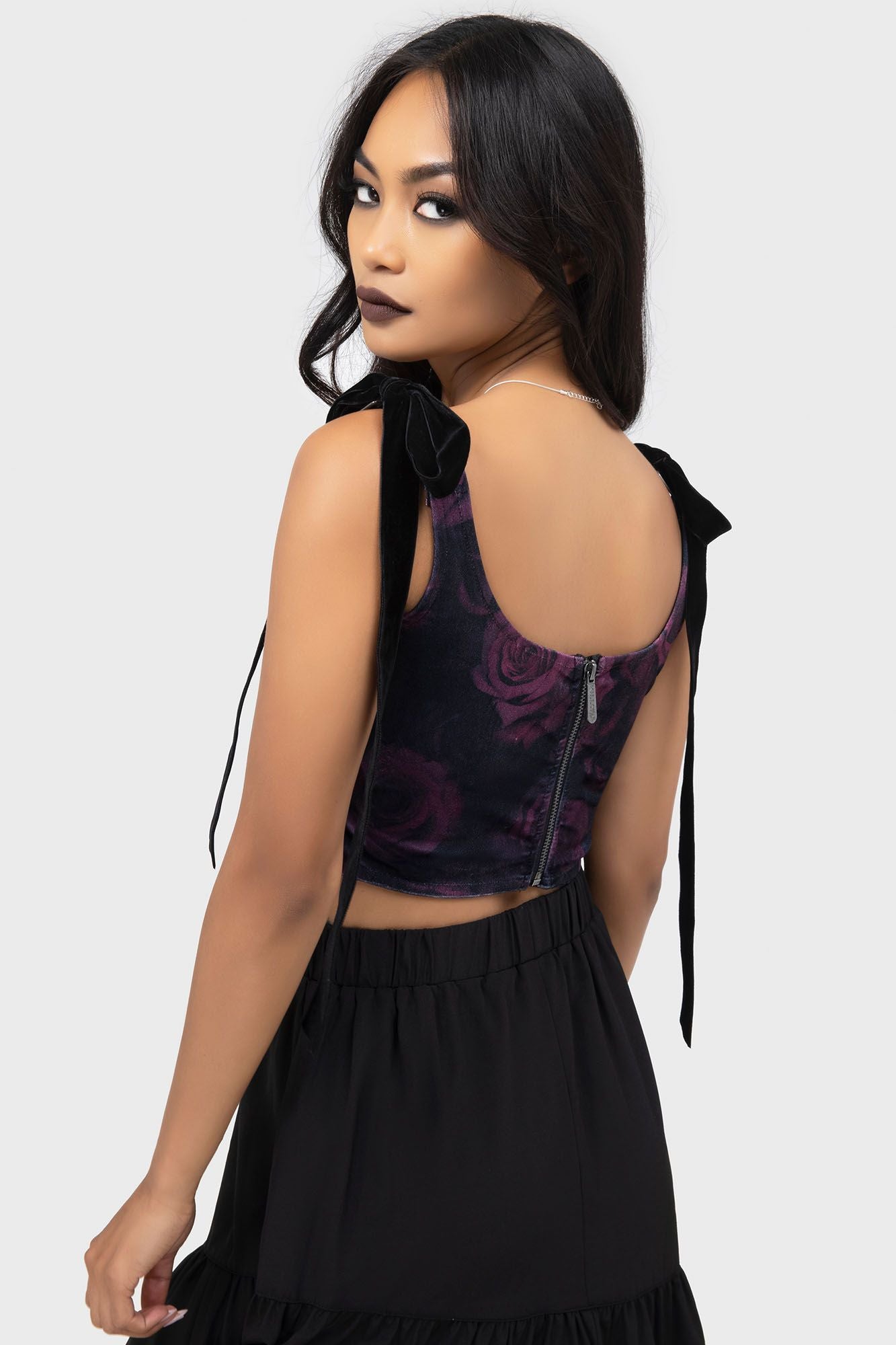 Killstar Nightbloom Korset Top