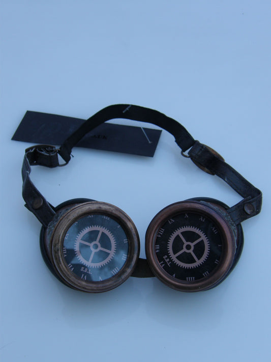 Steampunk Goggles Ornate Clock Face