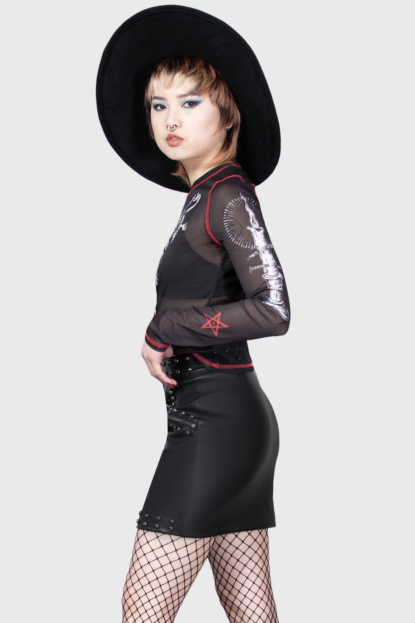 Killstar Devillment Long Sleeve Top