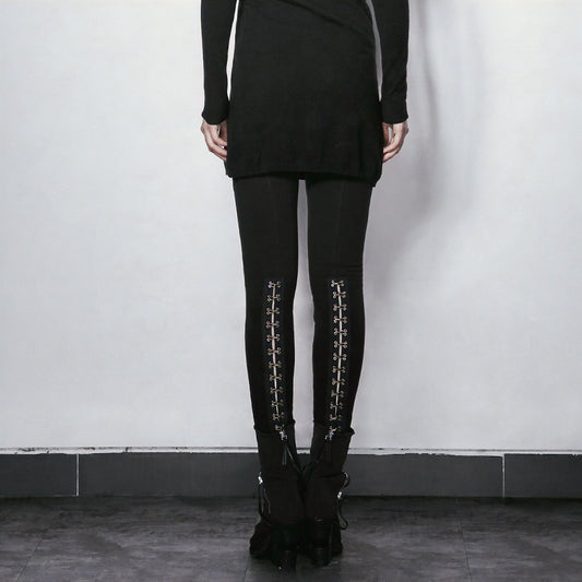 Hook & Eye Legging Zwart/Brons PK-102