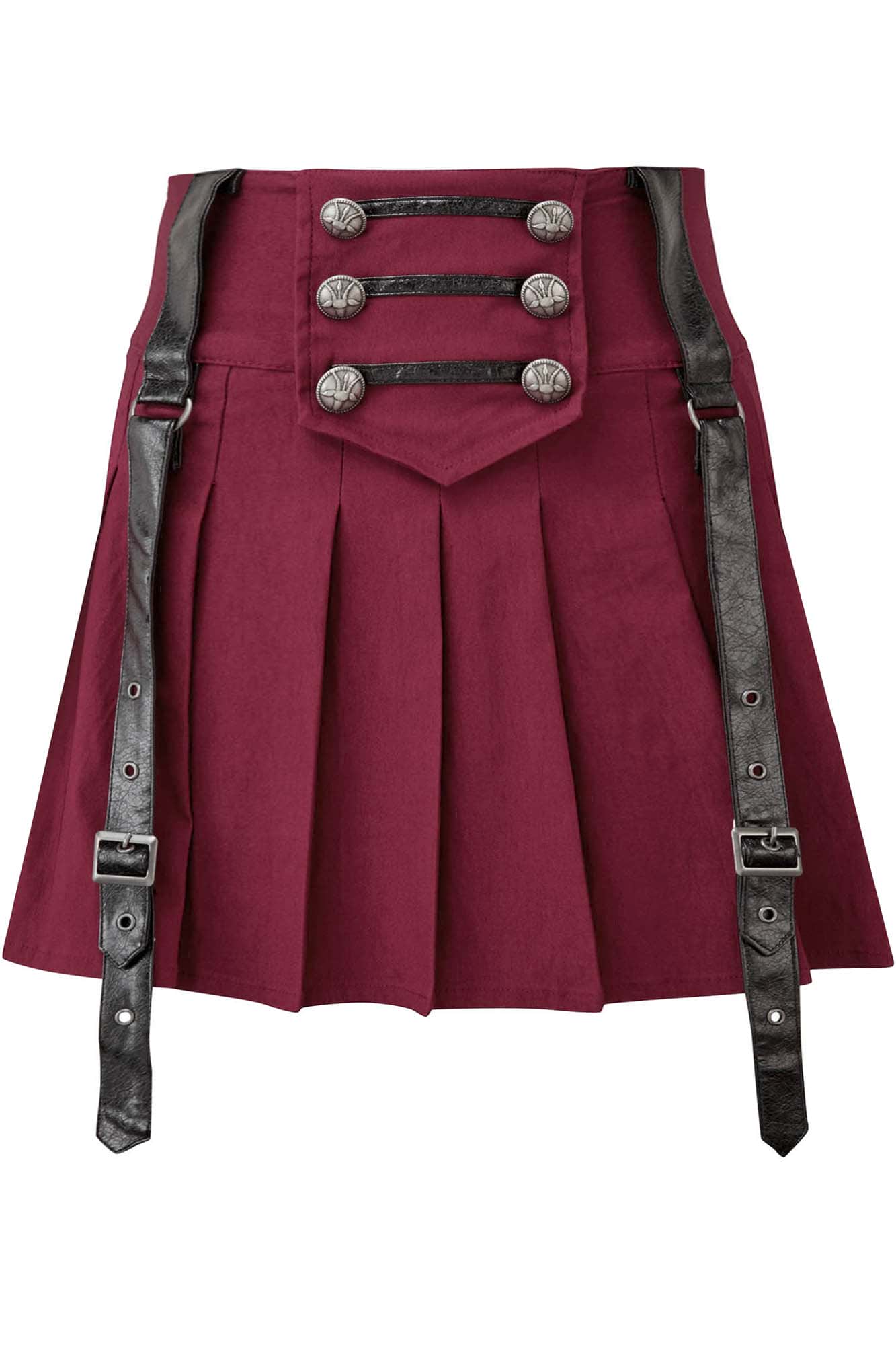 Killstar Dark Academy Mini Skirt Blood