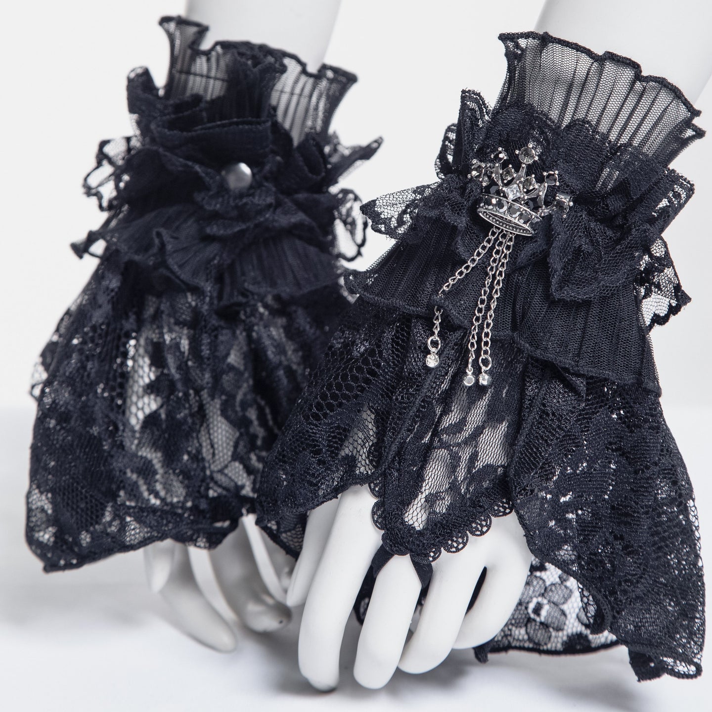Crown Cuffs - Handschoenen Zwart