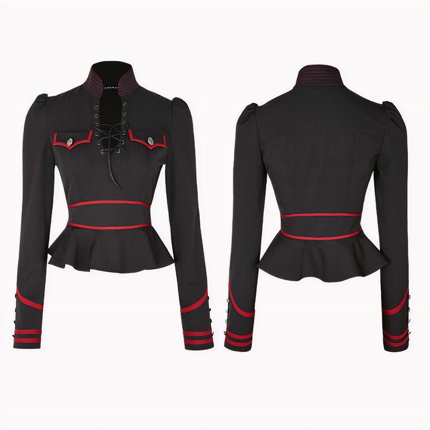 Ground Force Shirt Black - Red Y-661