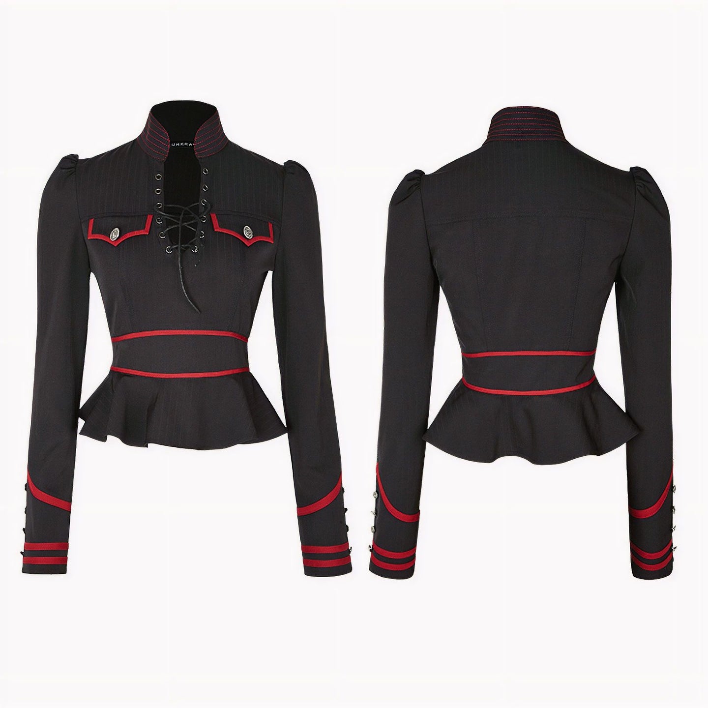 Ground Force Shirt Black - Red Y-661