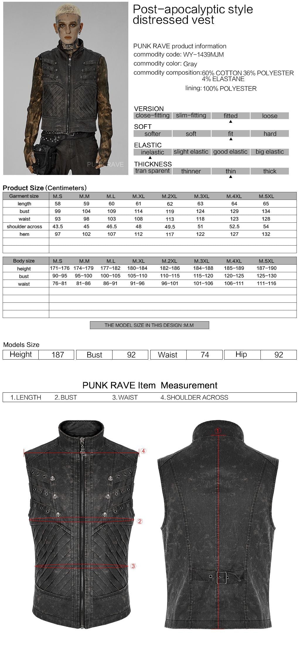 Know You Waistcoat Grijs