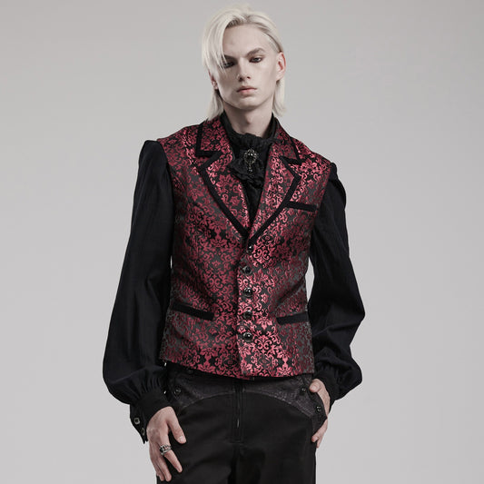 Silent Gilet Zwart - Rood