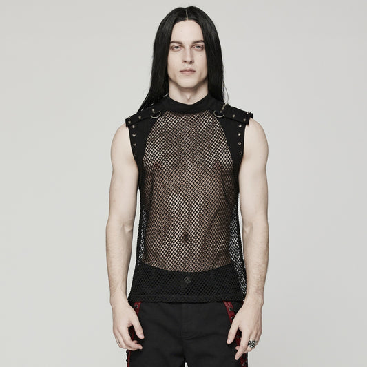 Burning Man Top Zwart
