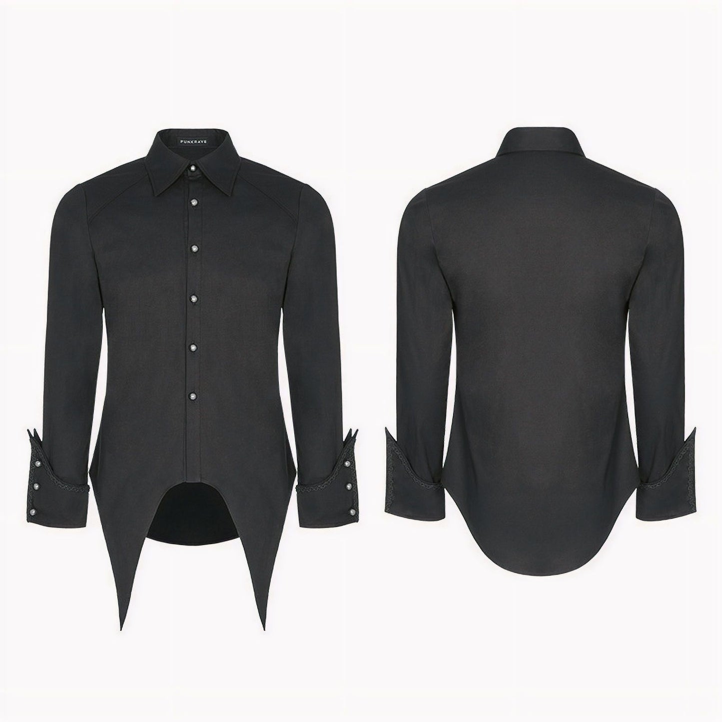 Punk Rave Realm Herenshirt Zwart