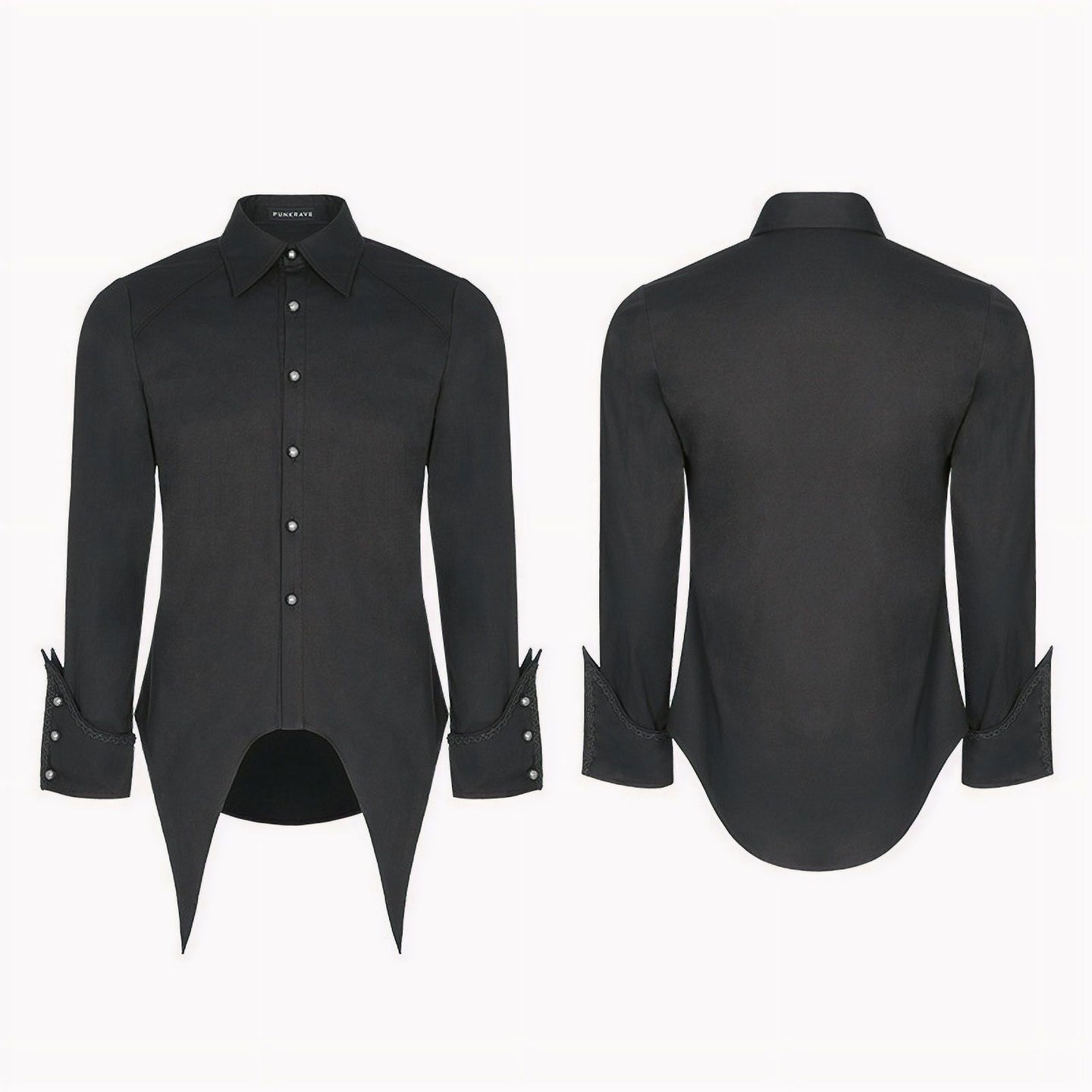 Punk Rave Realm Herenshirt Zwart