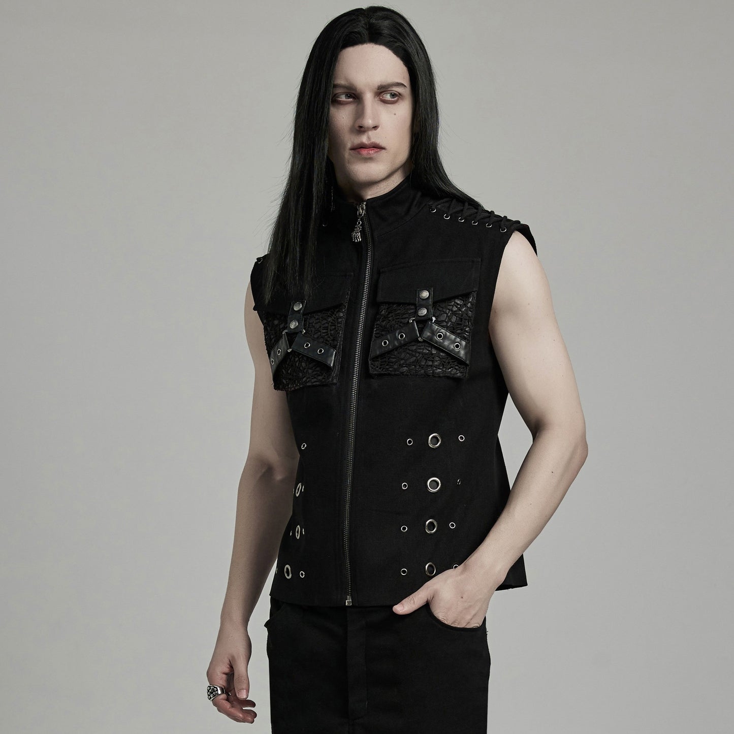 Pursuasive Waistcoat Zwart