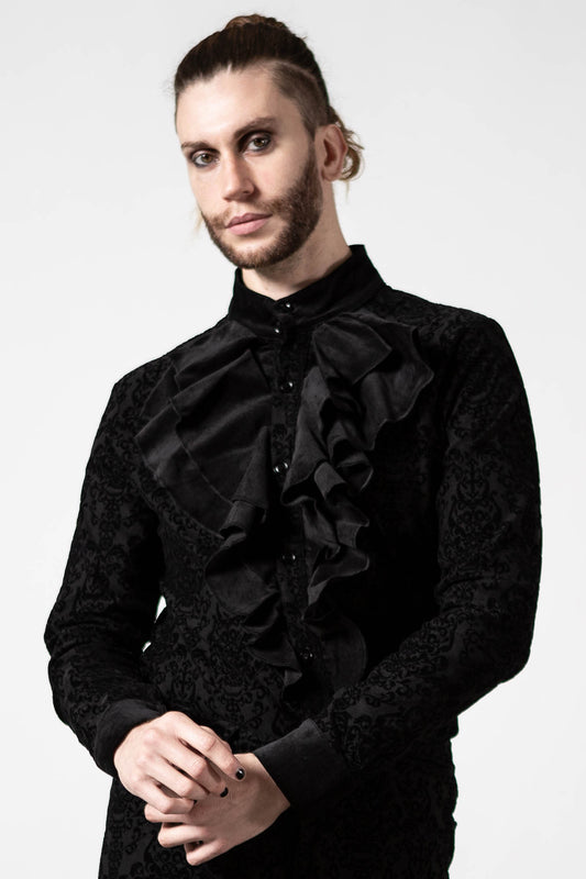Killstar Thorn Ruffle Shirt