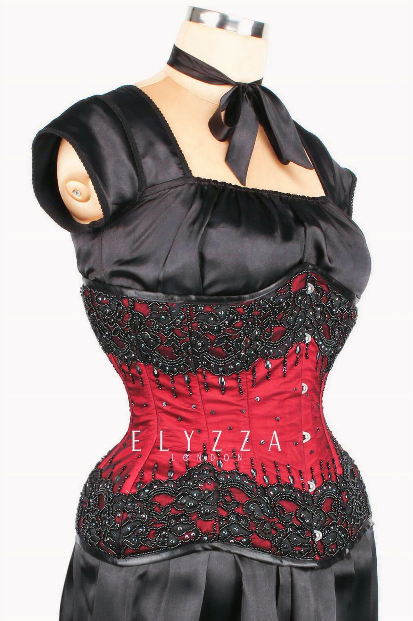 Couture Underbust Korset Rood