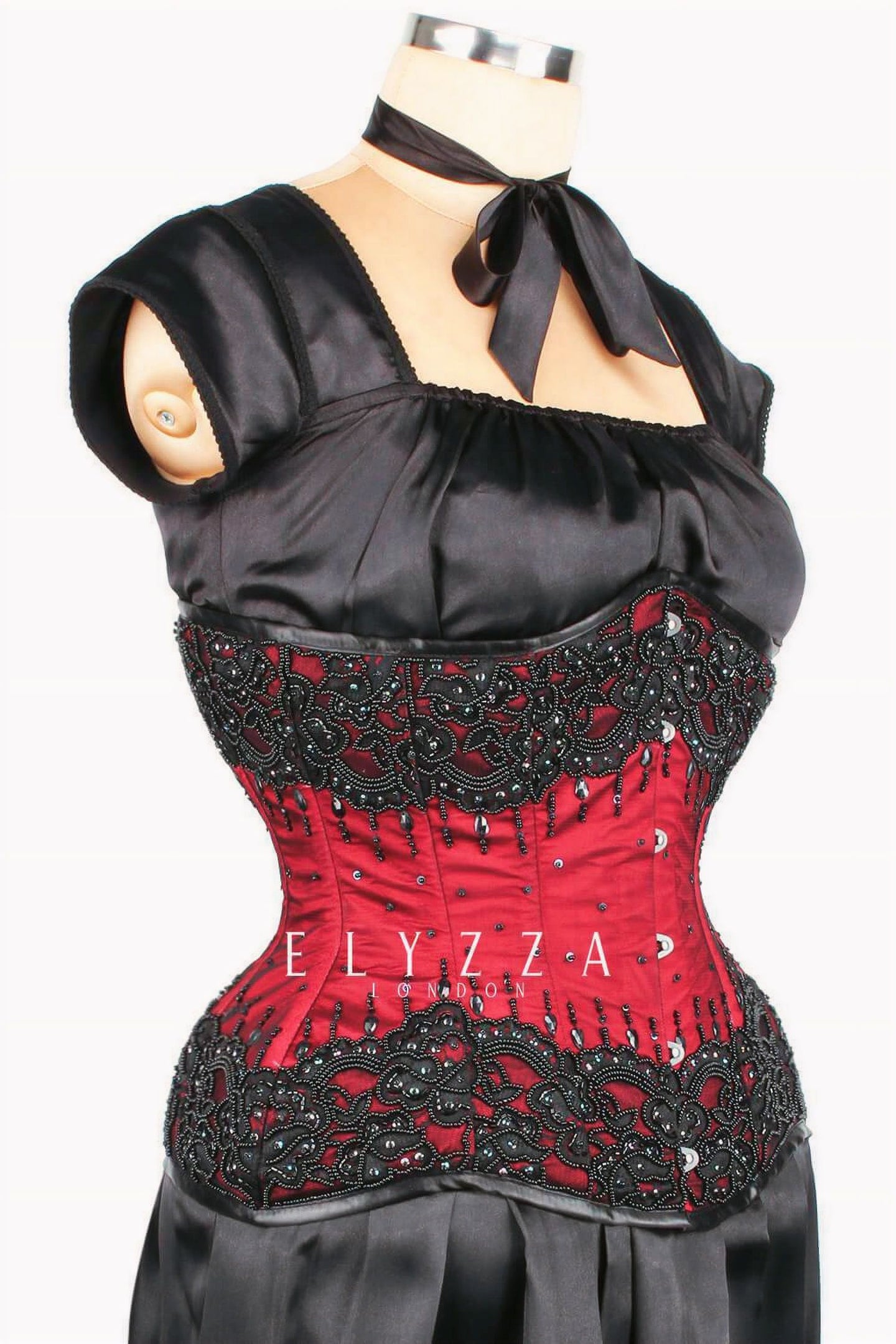Couture Underbust Korset Rood