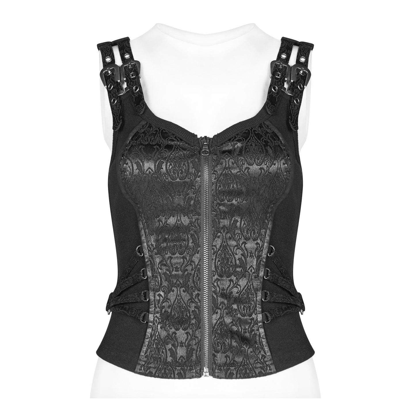 Take It All Corset Top Black/Green