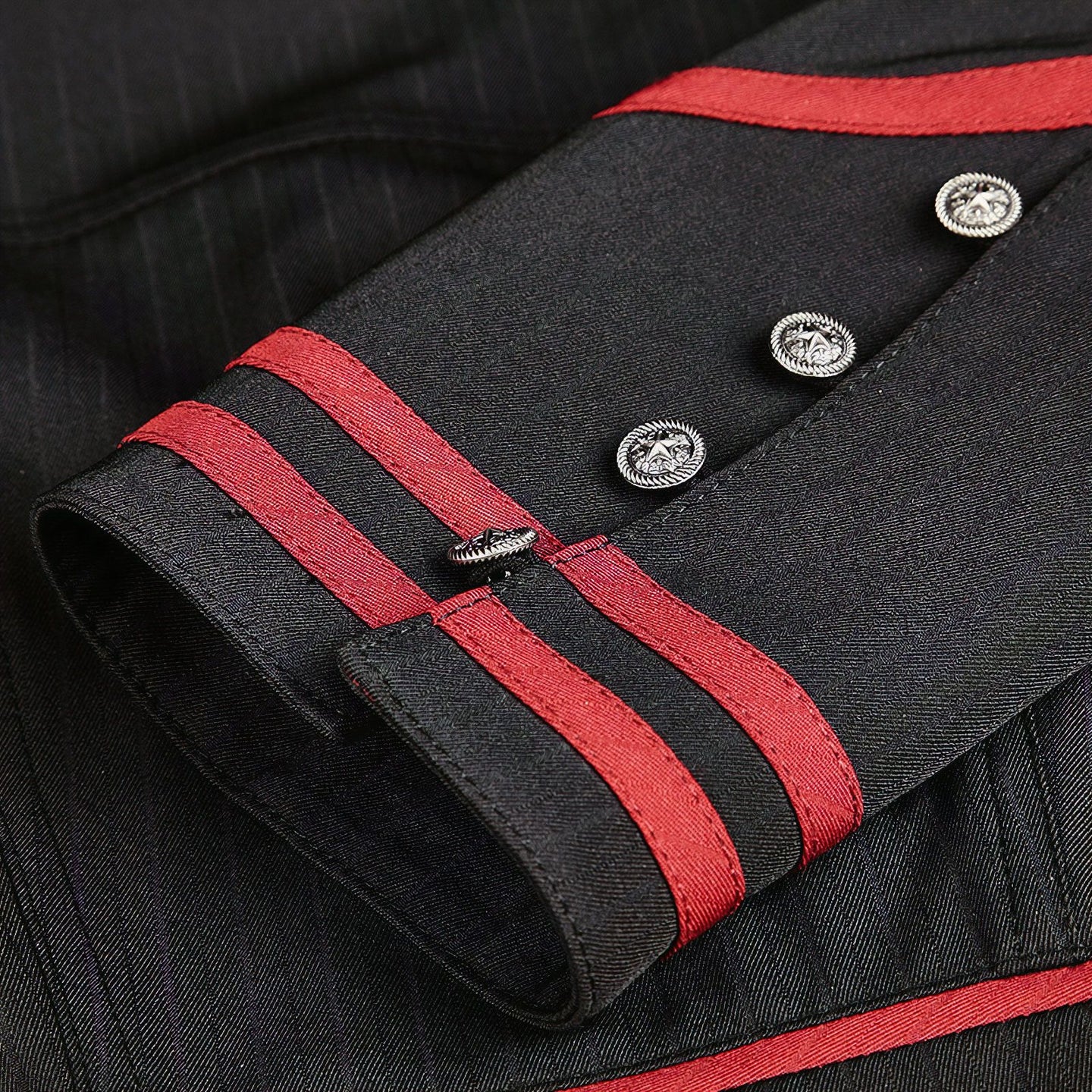 Ground Force Shirt Black - Red Y-661