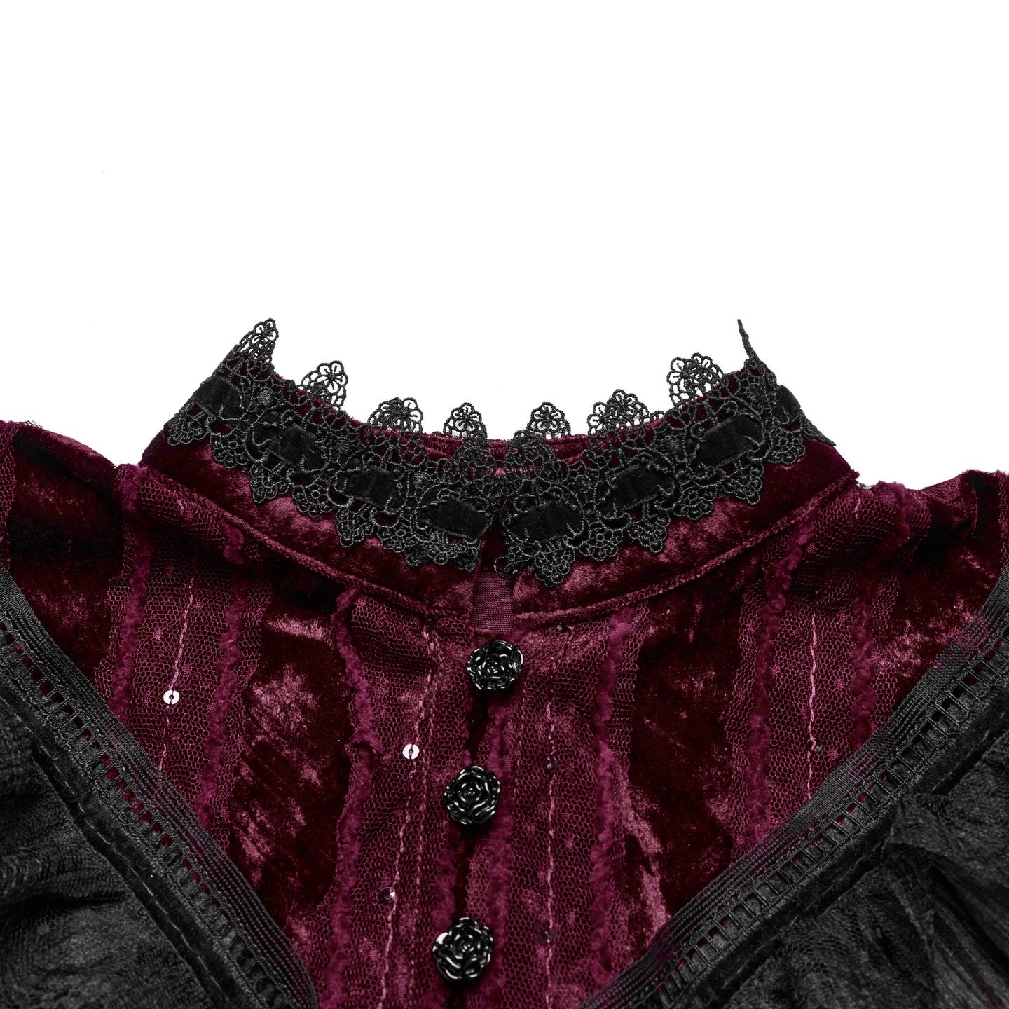It's Gone Capelet Rood - Zwart