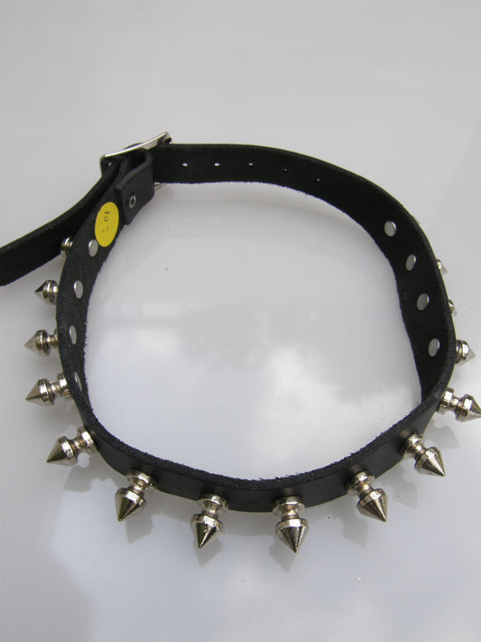 Halsband 1 Row Screw In Spikes