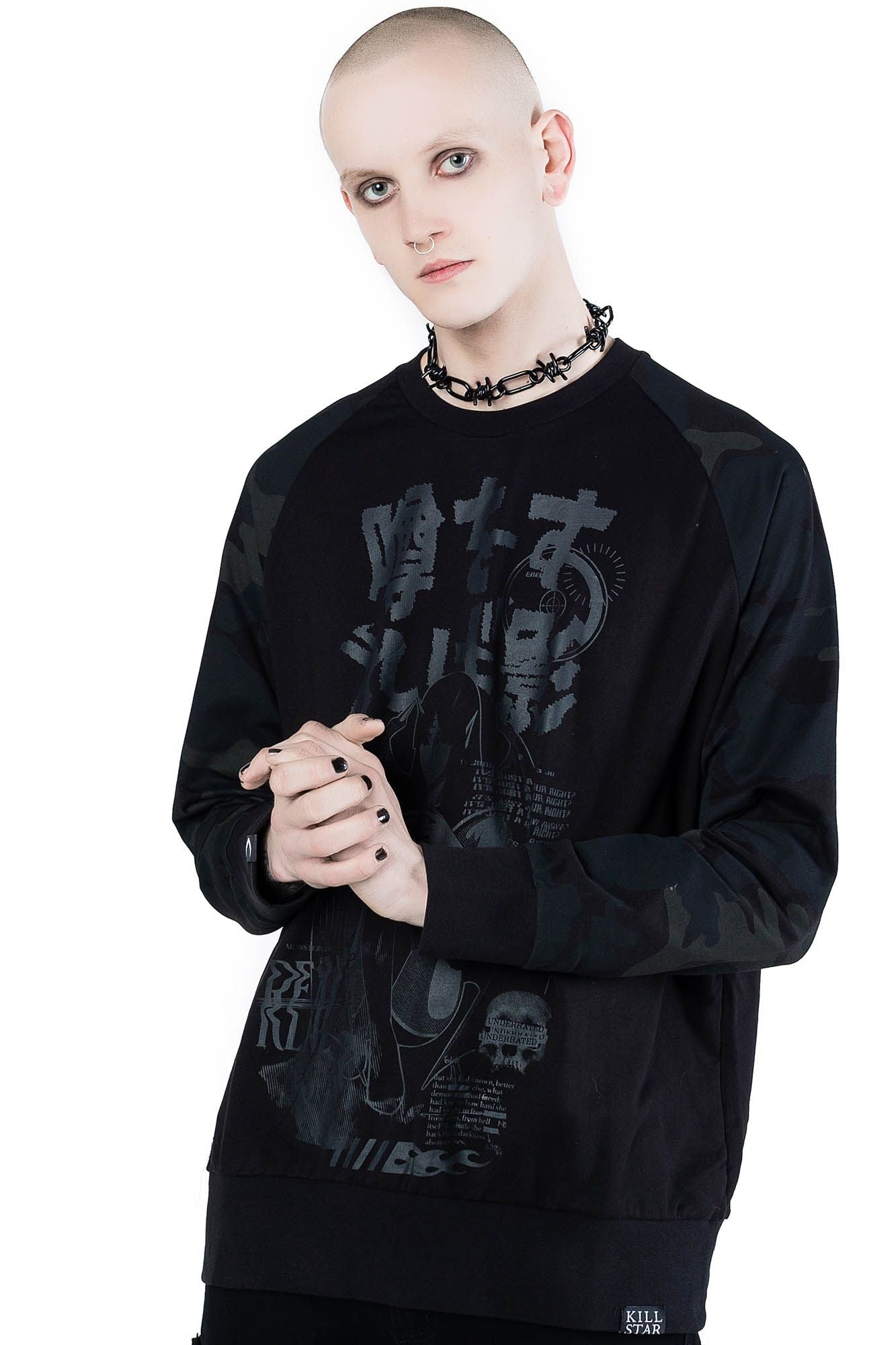 Killstar Rumour Camo Sweatshirt