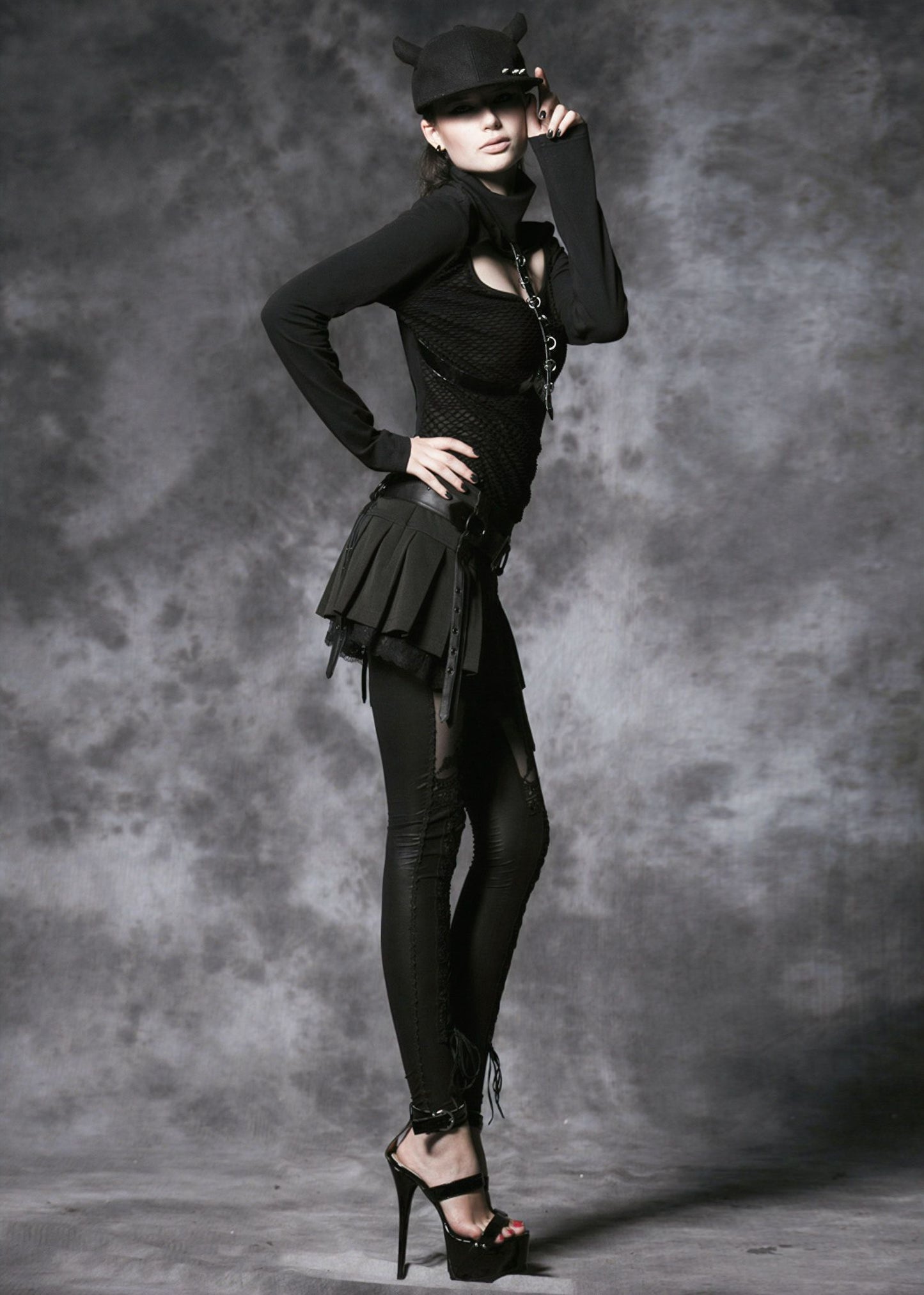 O-Ring Skirt Black