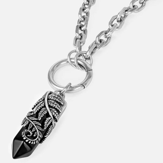 Crystal Fern O-ring Halsketting II