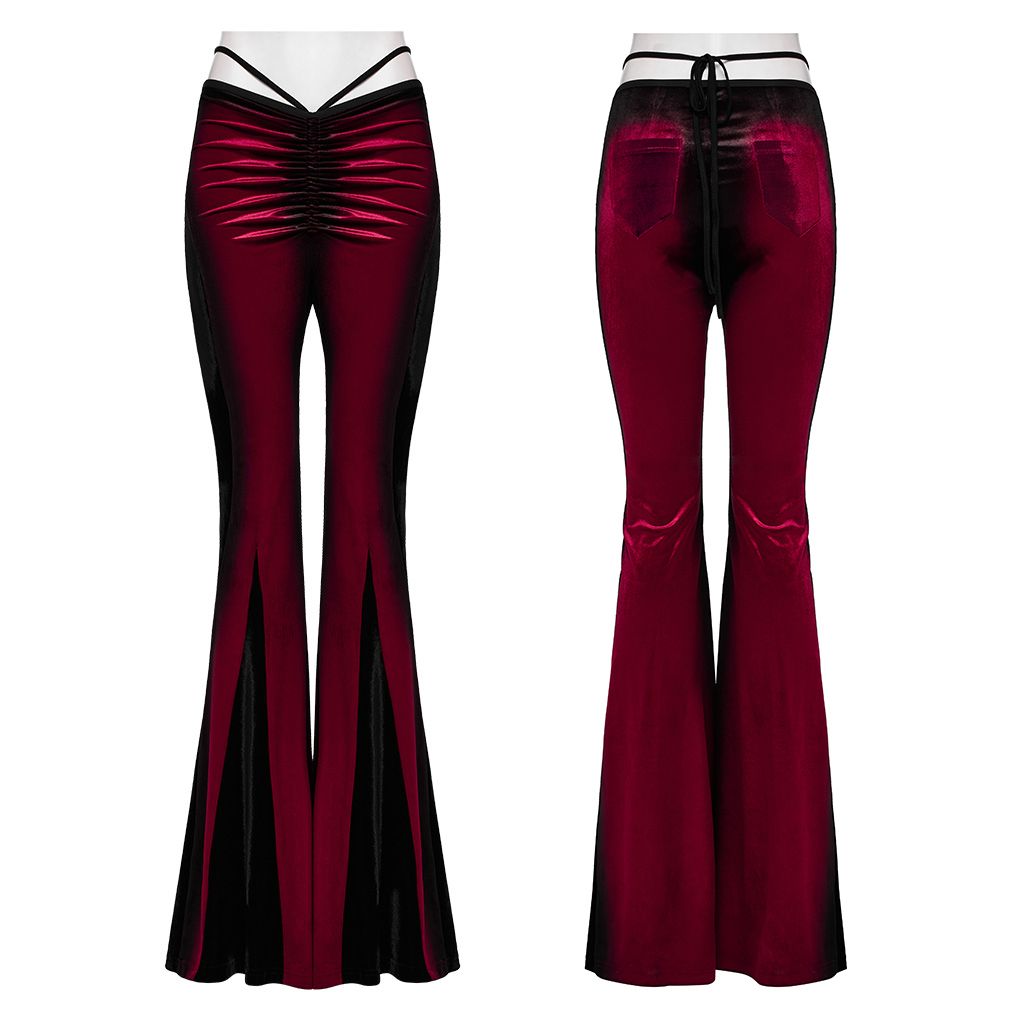 Expect Broek Rood - Zwart
