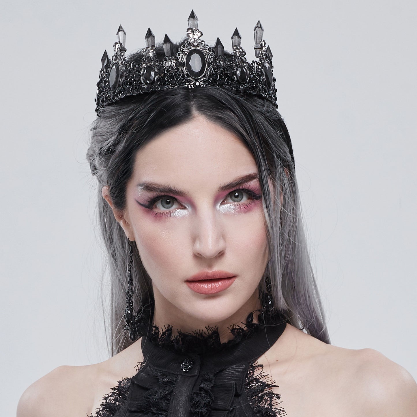Black Ice Tiara Crown