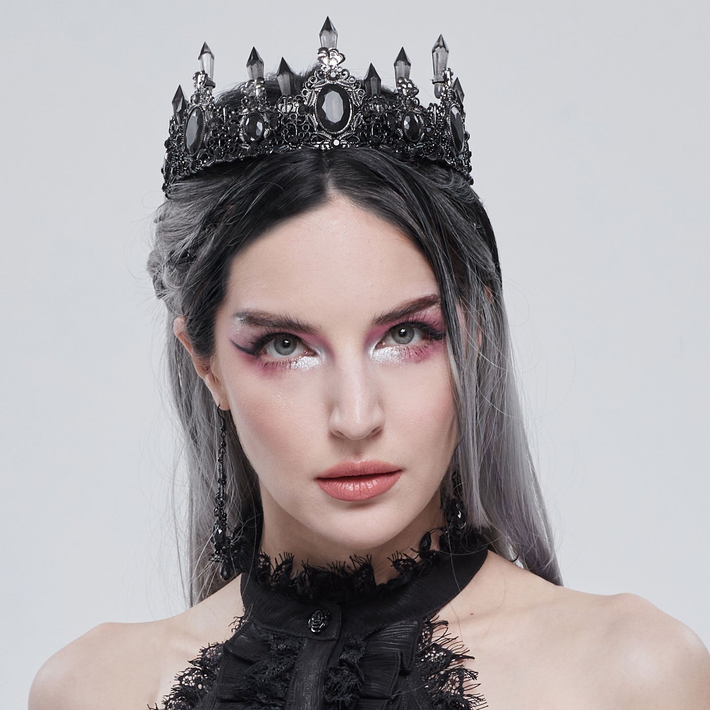 Black Ice Tiara Crown
