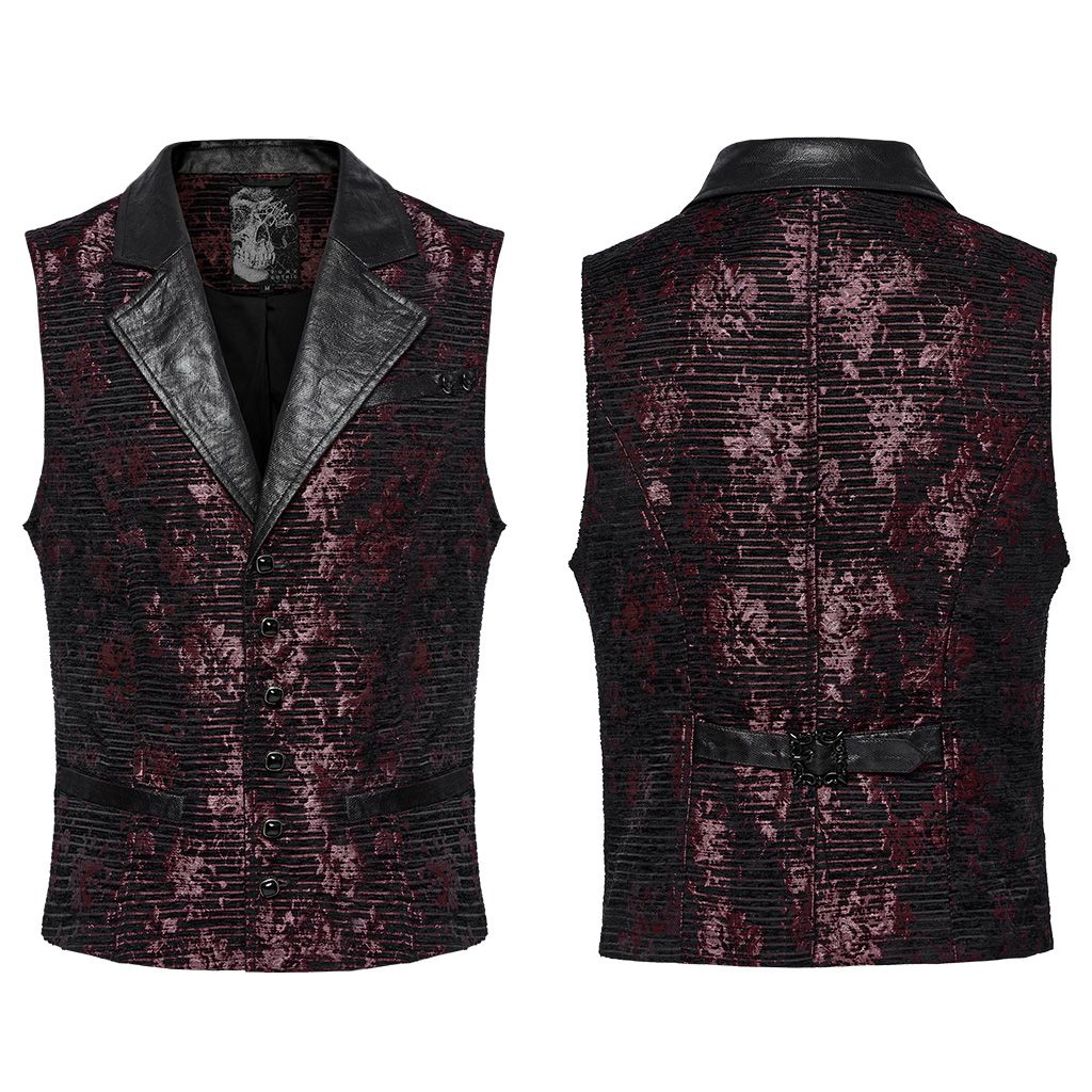 Free Me Gilet Rood - Zwart