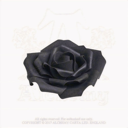 Small Black Rose Head