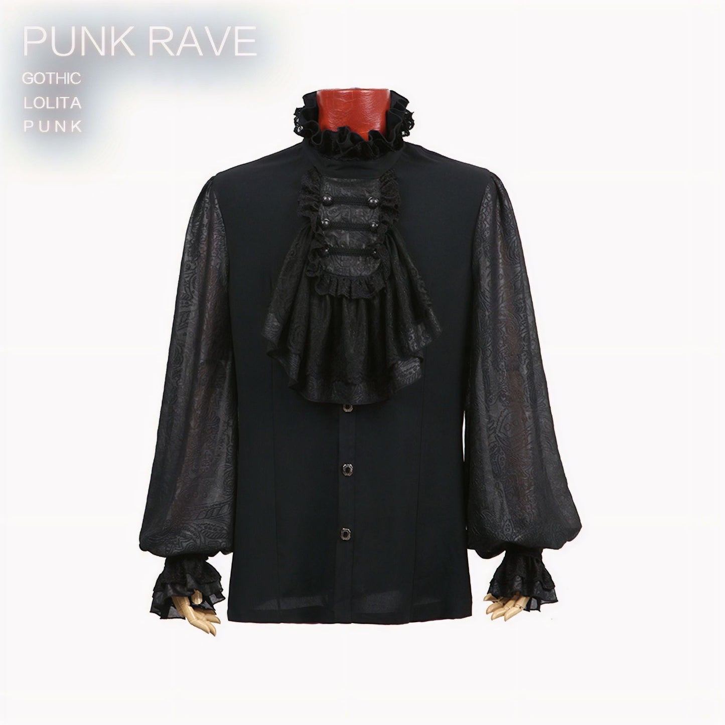 Palace Court Jabot Zwart