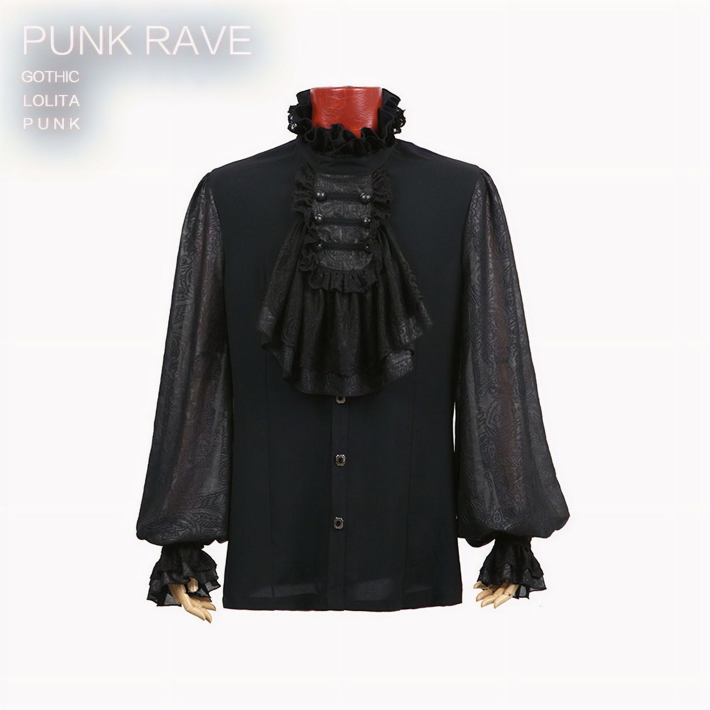 Palace Court Jabot Zwart